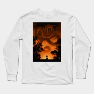 Minimalist Goku Long Sleeve T-Shirt